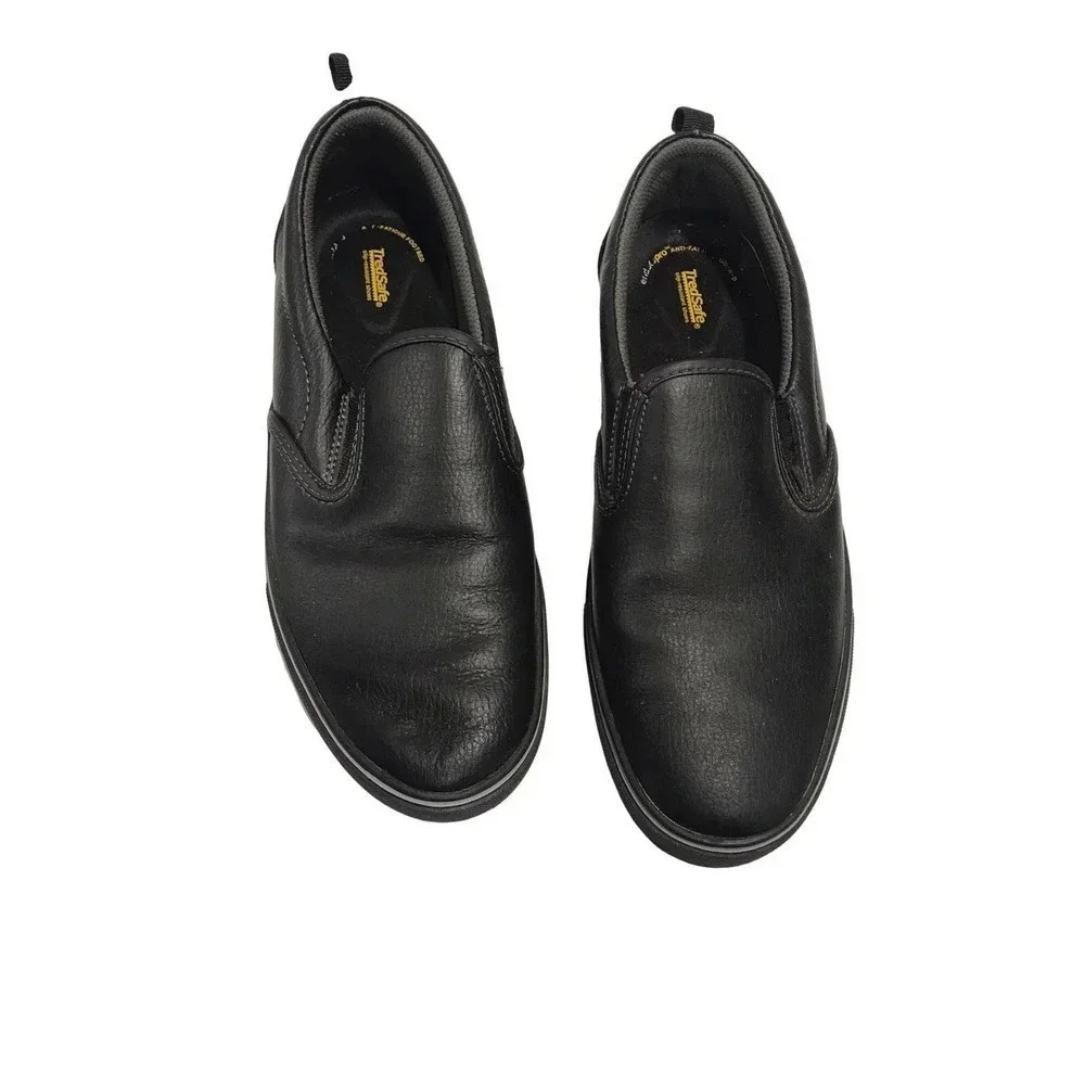 Tredsafe‎ Black Slip-On Shoes